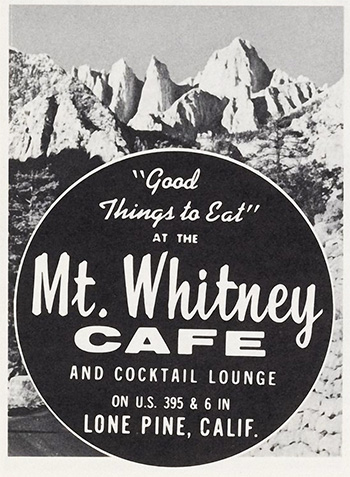 mt whitney cafe